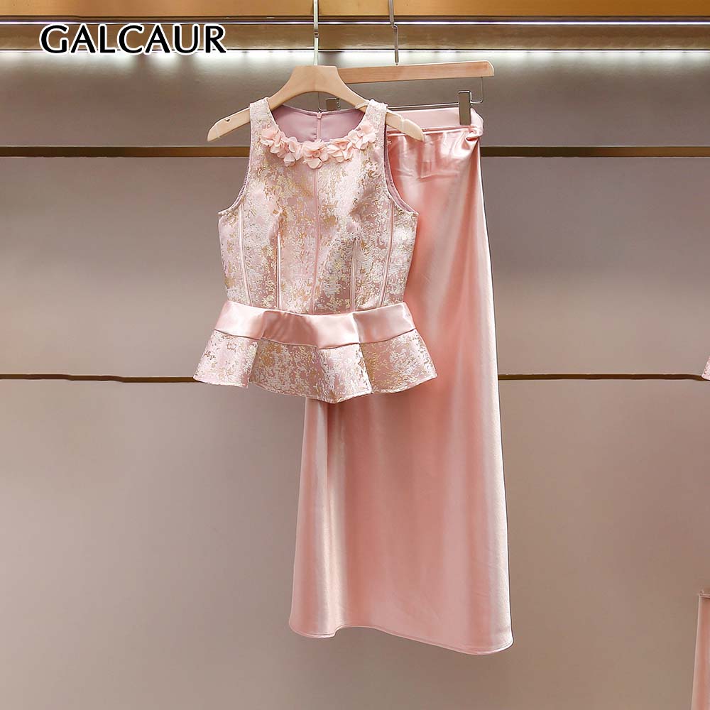 Комплект GALCAUR: топ без рука – обзор и цена Midi Skirt Floral