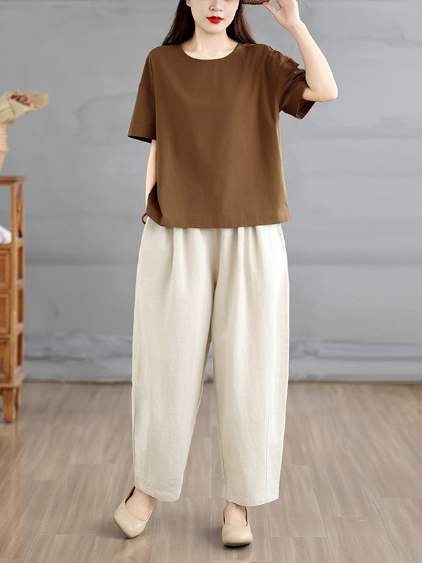 Летний женский комплект в этни – обзор и цена Linen Pant Wide
