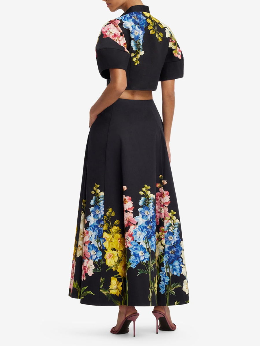 Элегантный комплект VGH с цвет – обзор и цена Midi Skirt Floral